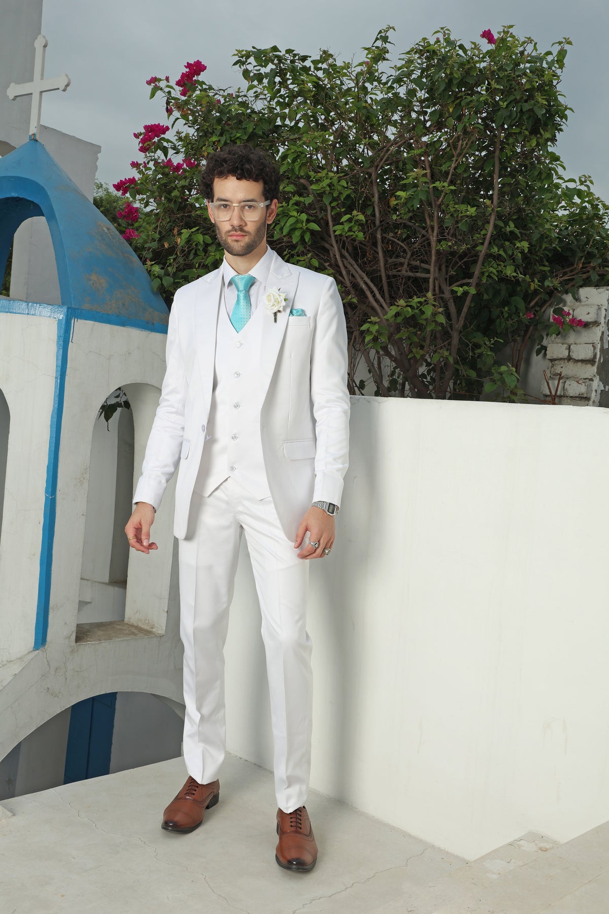 Bellamy White 3PC Suit