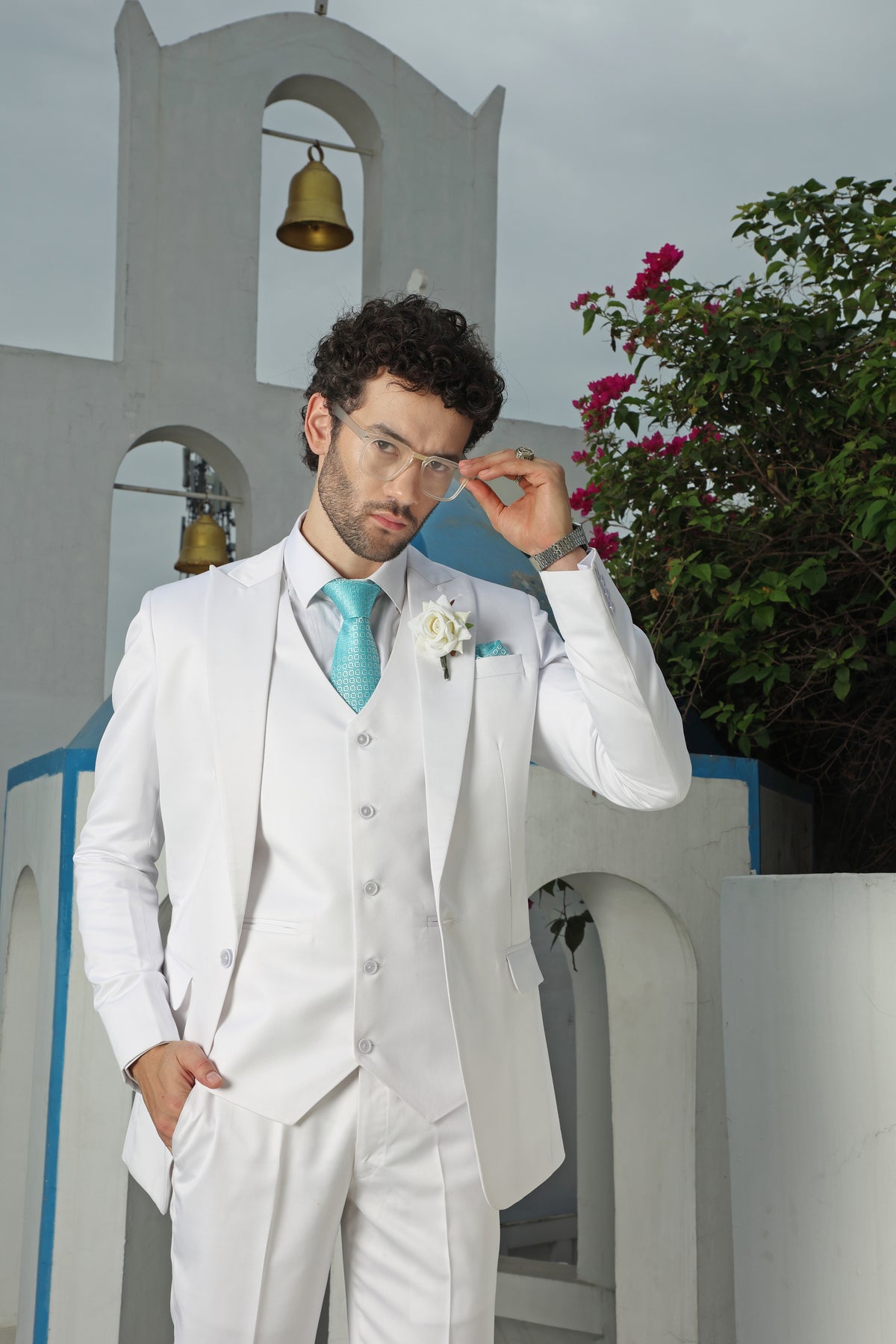 Bellamy White 3PC Suit