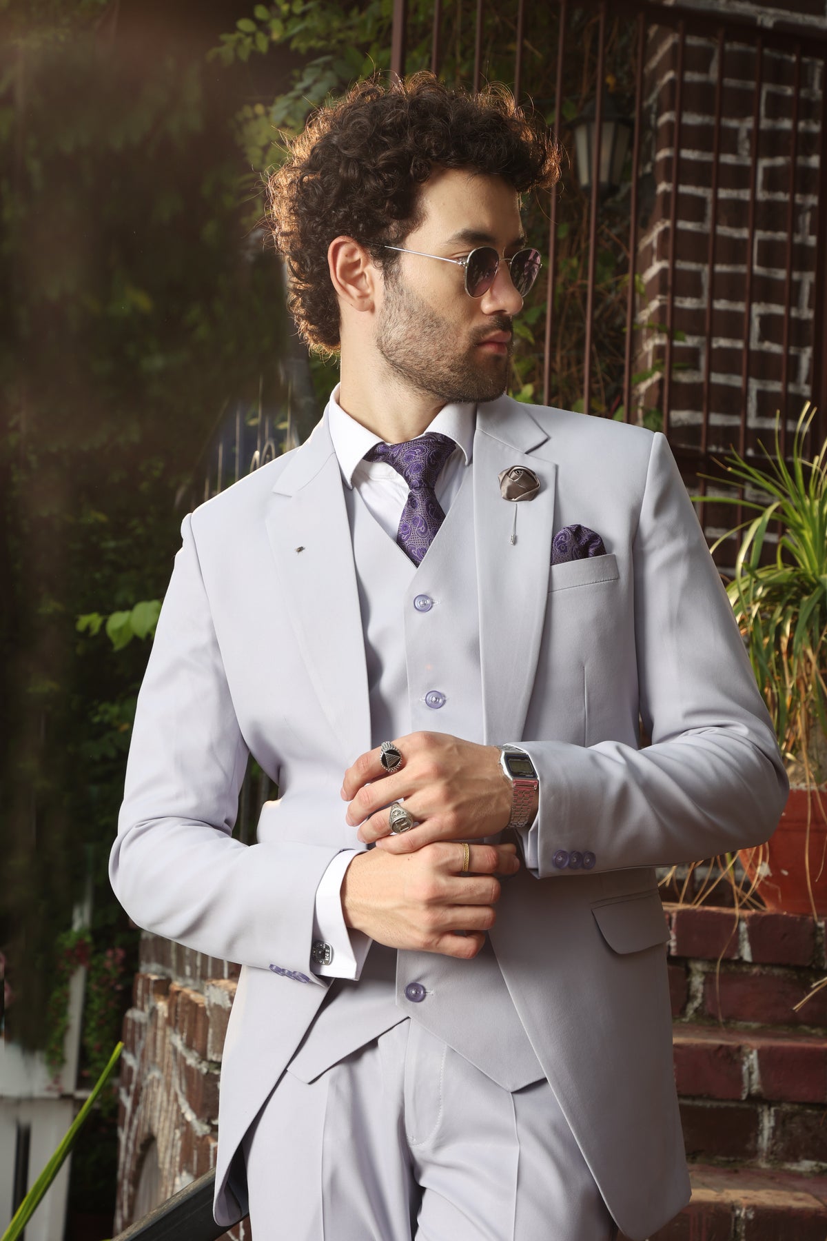 Marlowe Light Lavender 3PC Suit