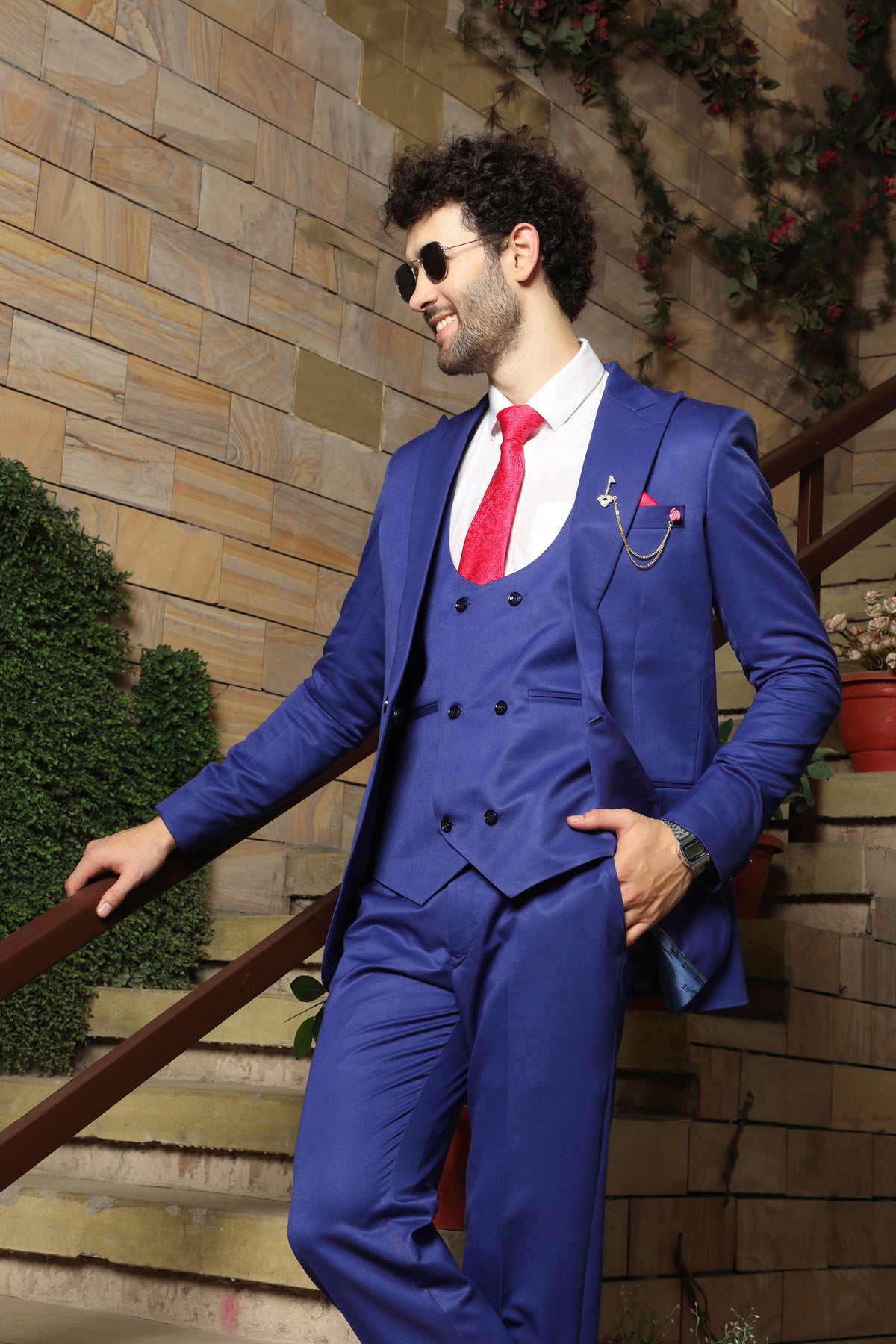 Dante Royal Blue 3PC Suit