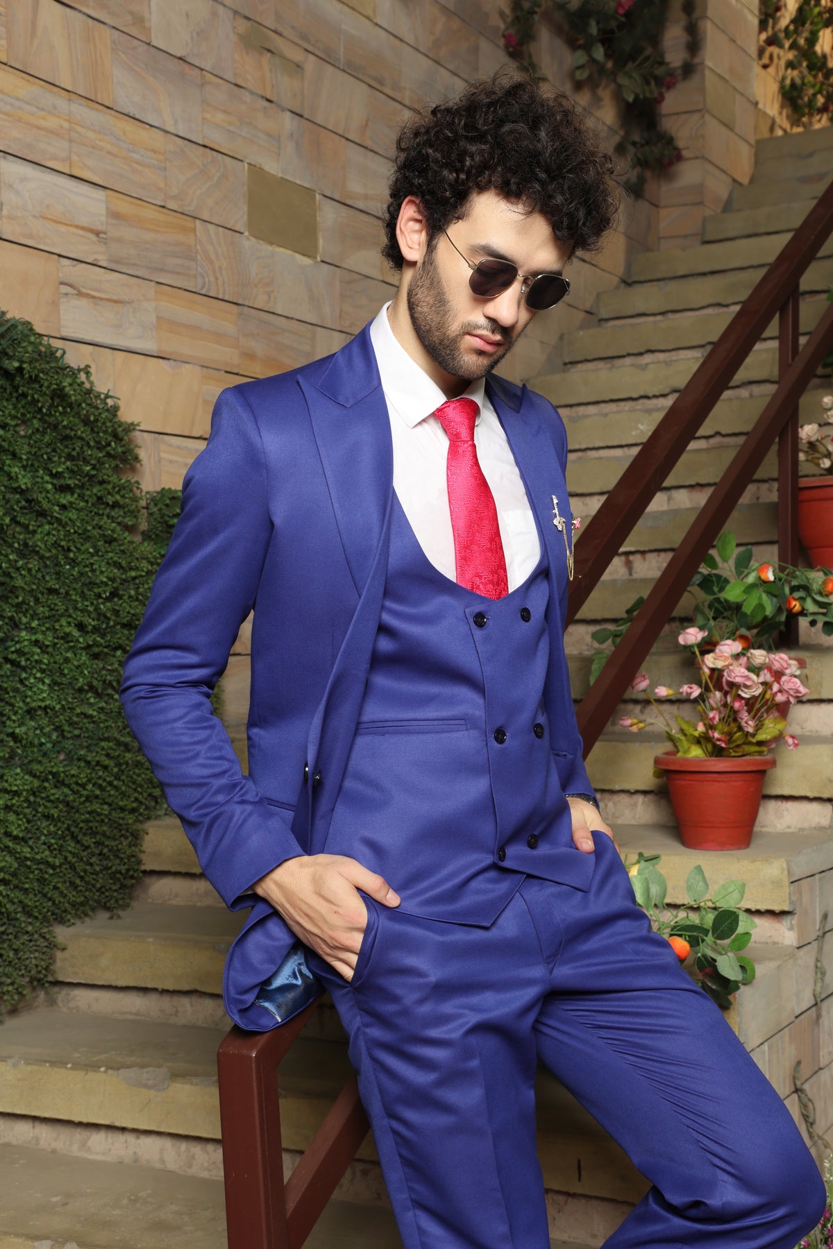 Dante Royal Blue 3PC Suit
