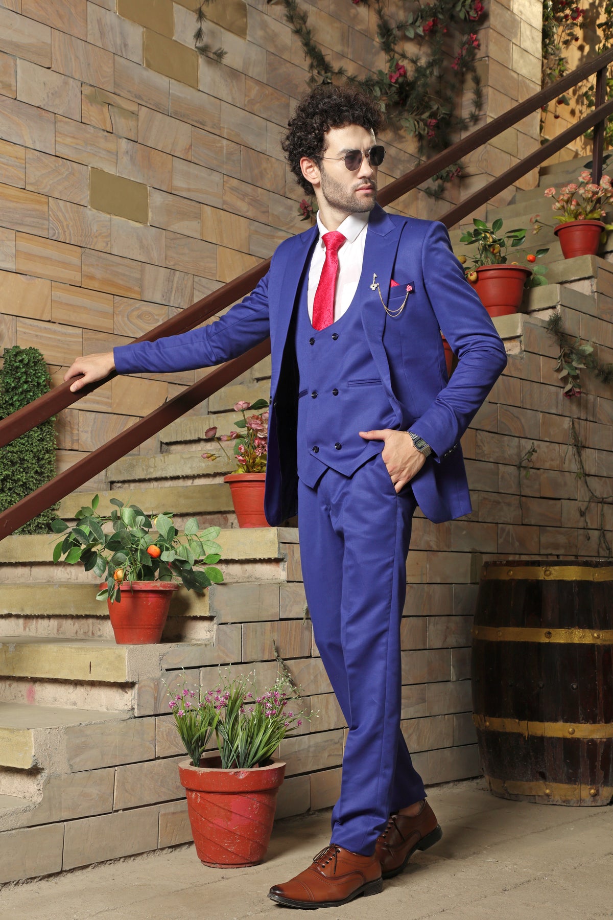 Dante Royal Blue 3PC Suit