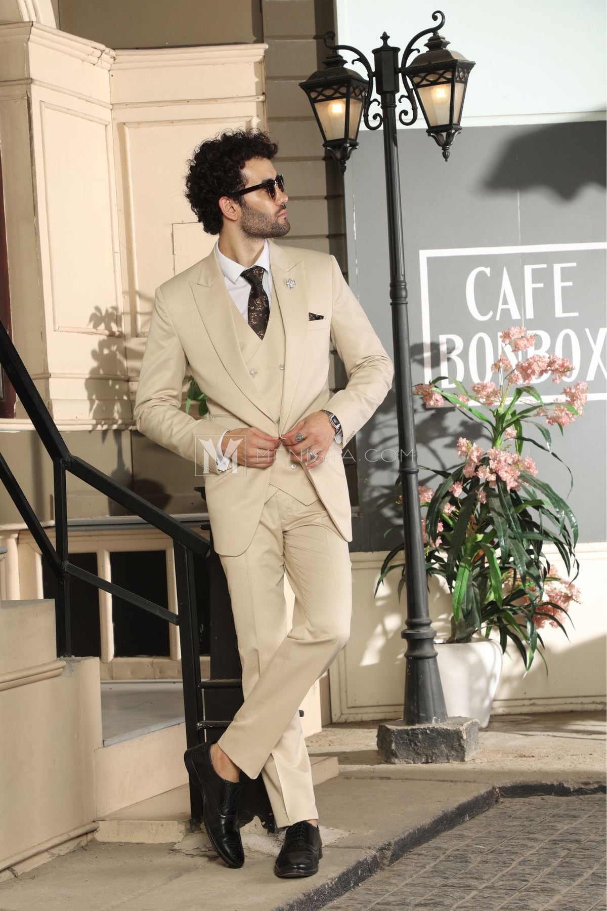 Leith Beige 3PC Suit