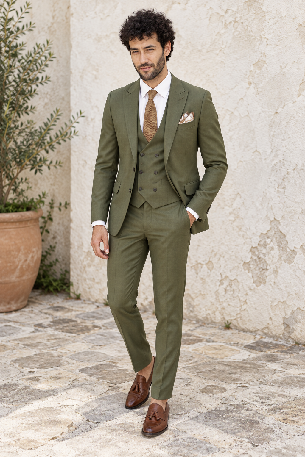 Armand Green 3PC Suit