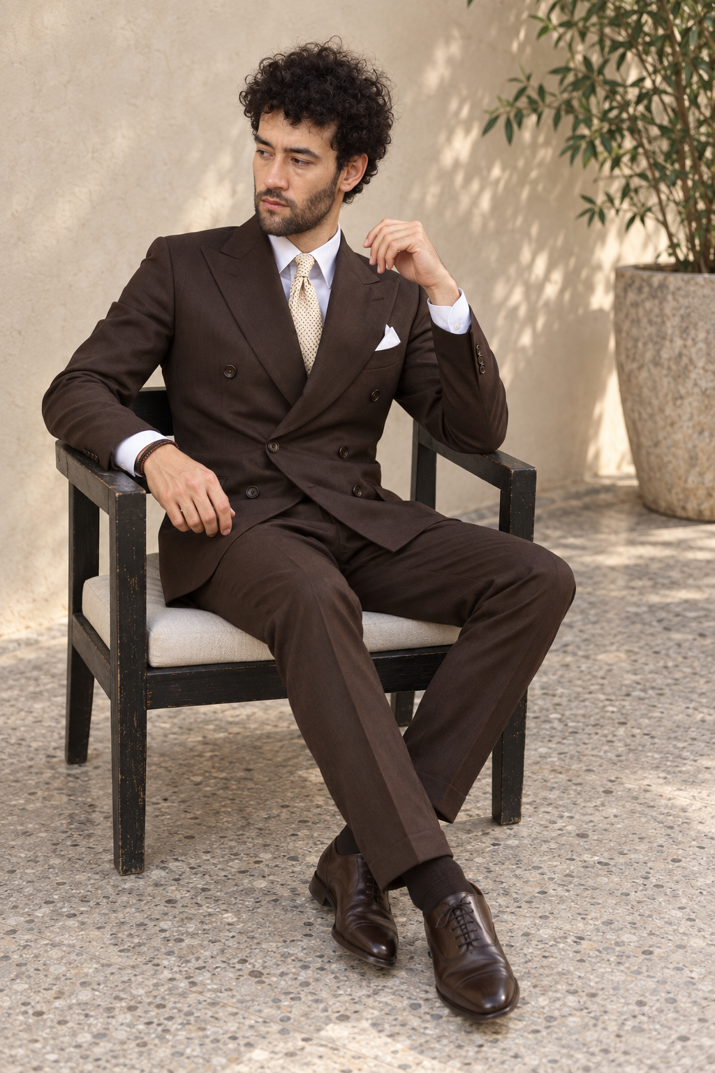 Rivington Brown Double-Breasted 2PC Suit