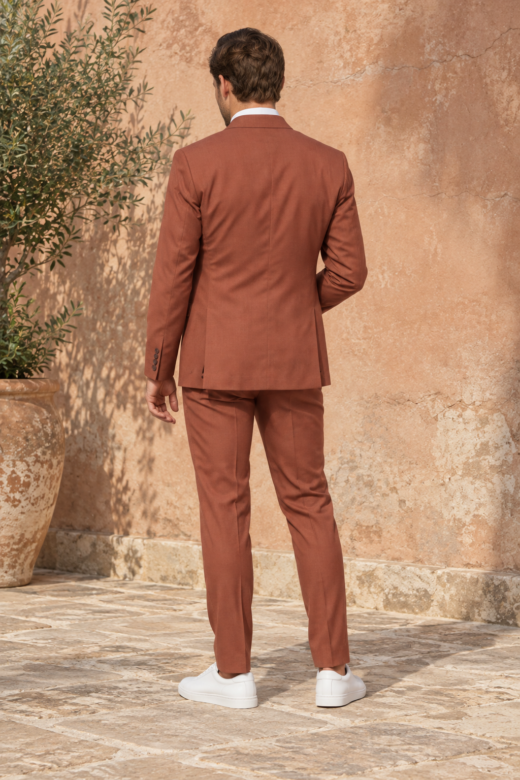 Madero Rust Terracotta 2PC Suit