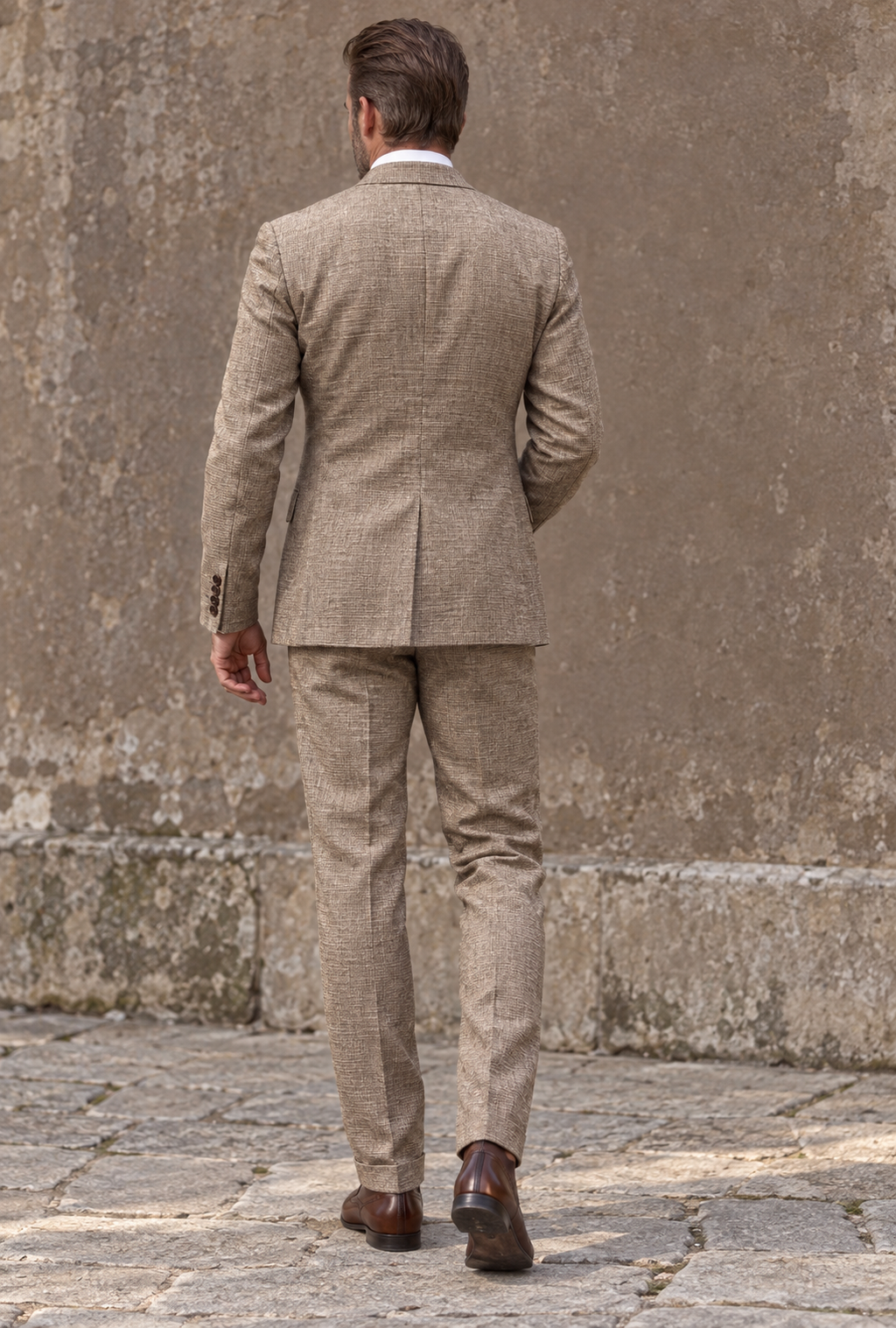 Lorne Brown Linen 2PC Suit