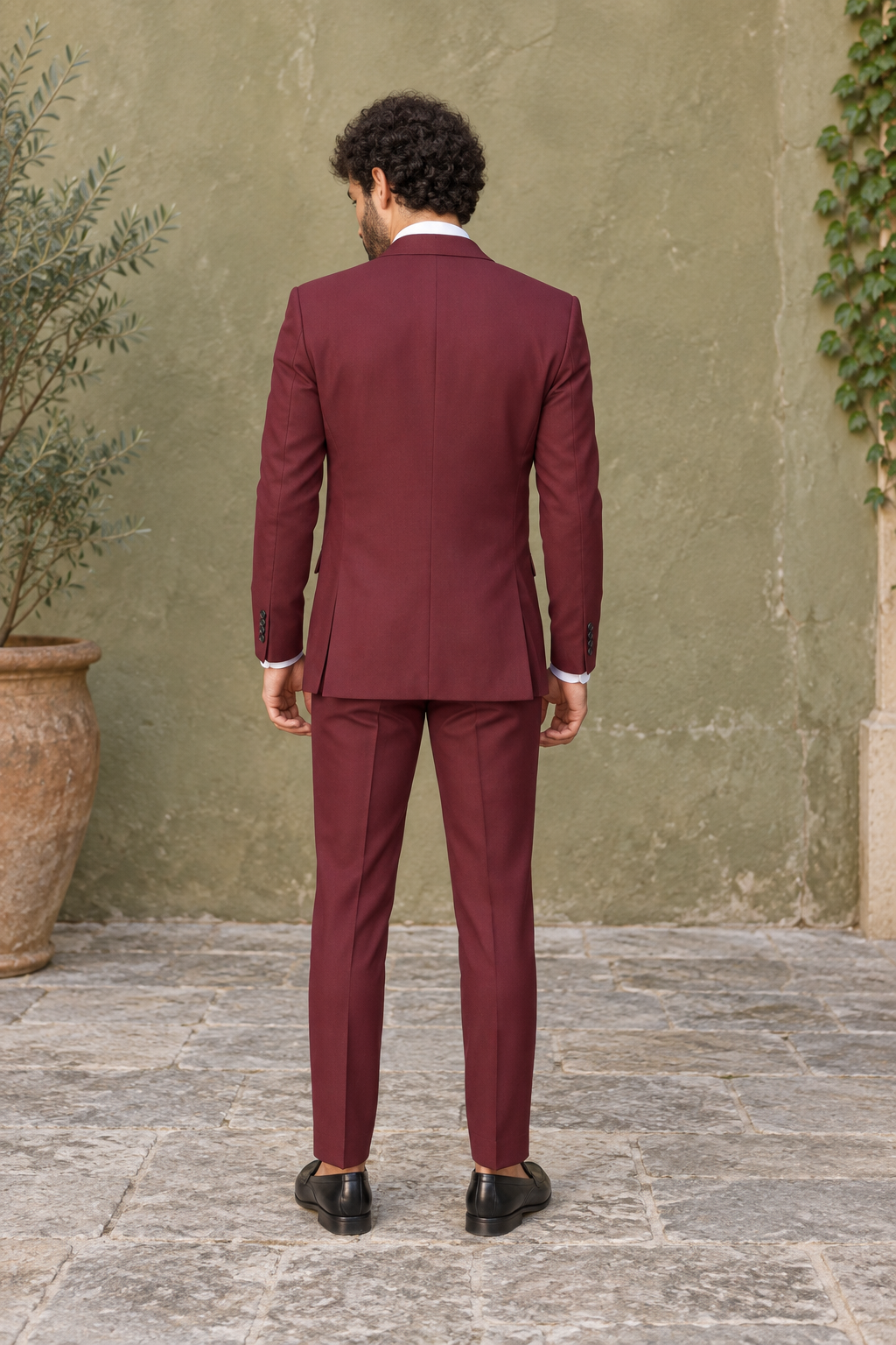 Sable Burgundy 3PC Suit