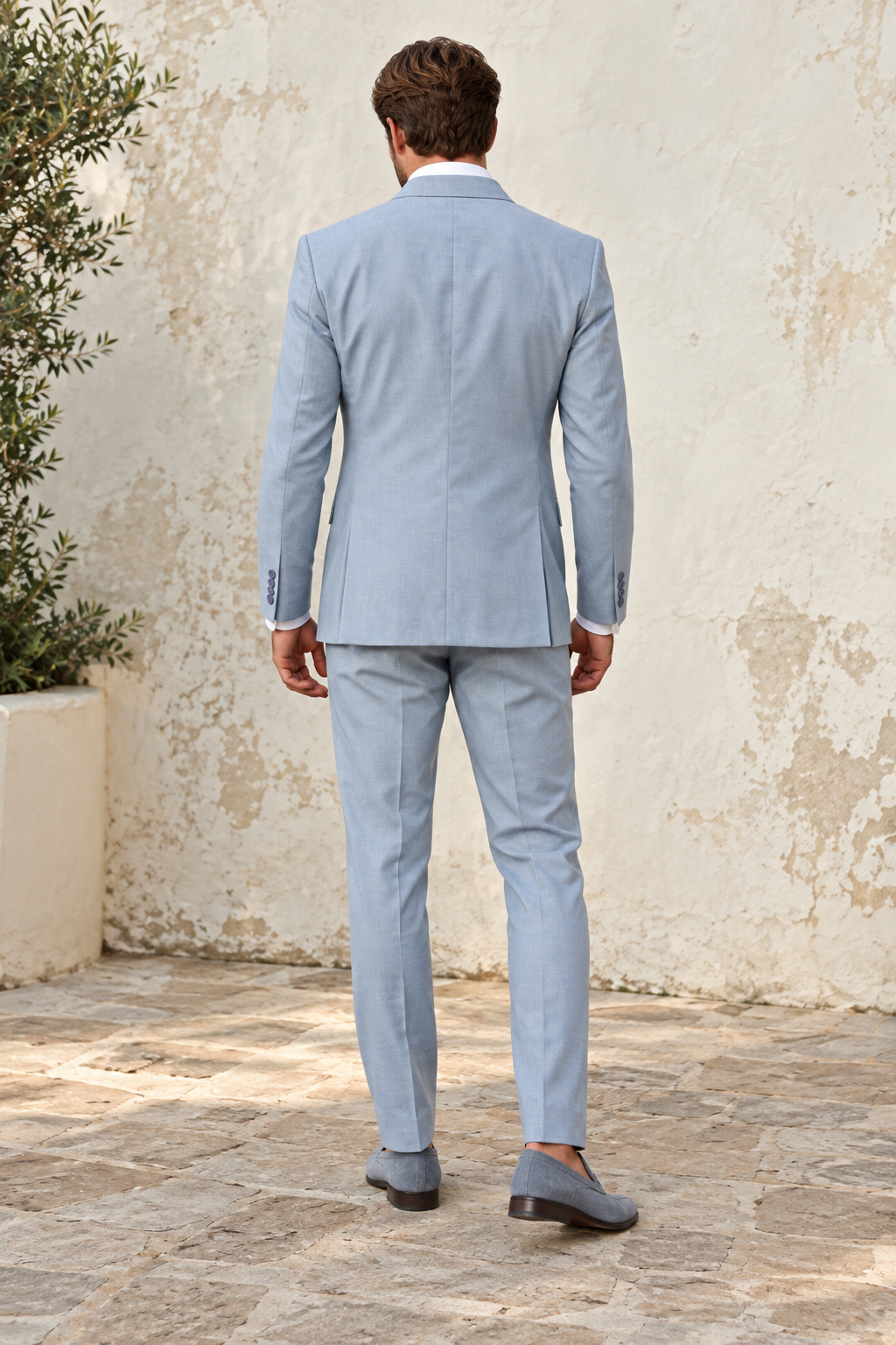 Elio Sky Blue 2PC Suit
