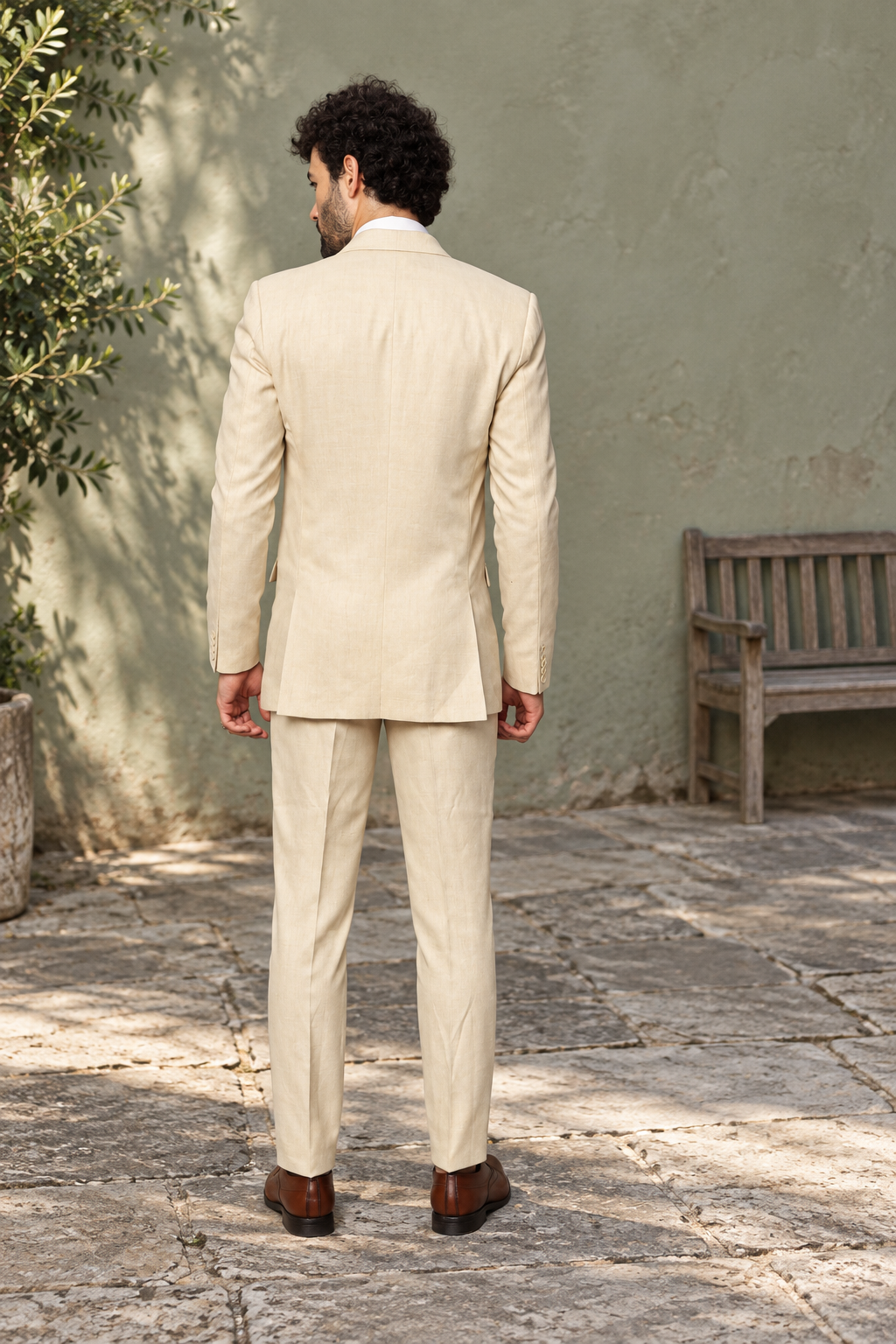 Corwin Beige 3PC Suit