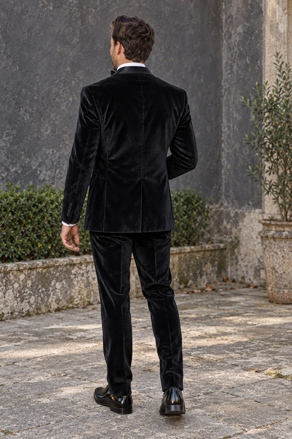 Orsino Black Velvet 3PC Tuxedo