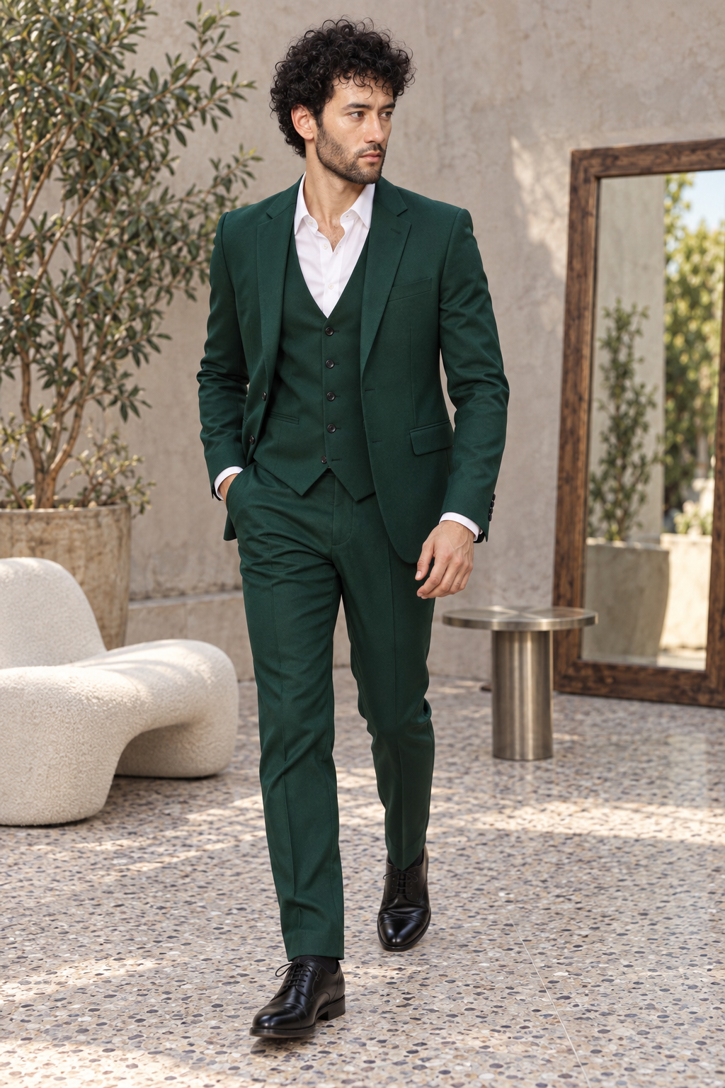 Cormac Green Slim-Fit 3PC Suit