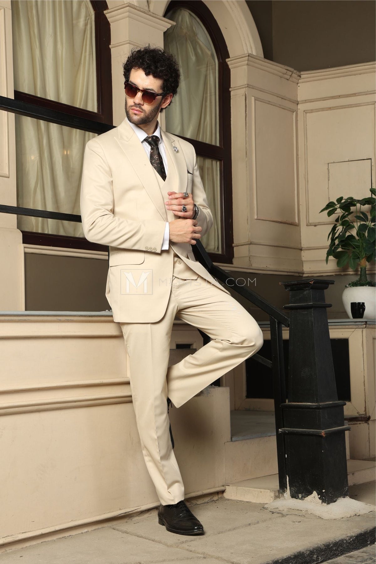 Leith Beige 3PC Suit