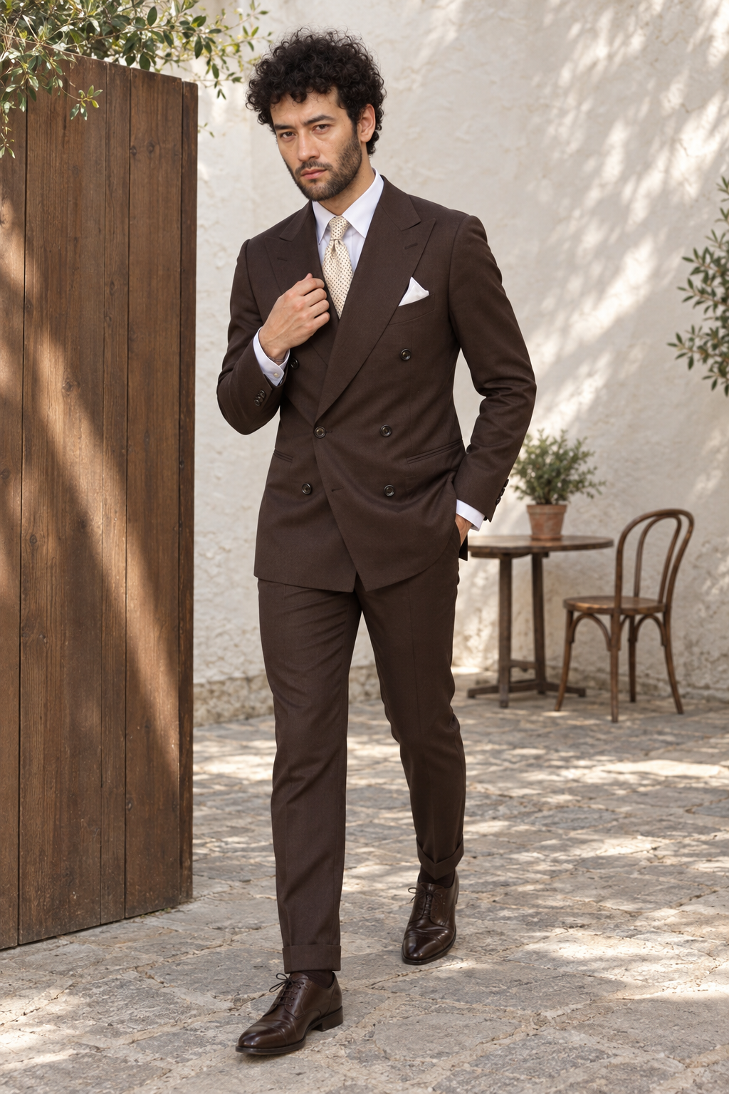 Rivington Brown Double-Breasted 2PC Suit