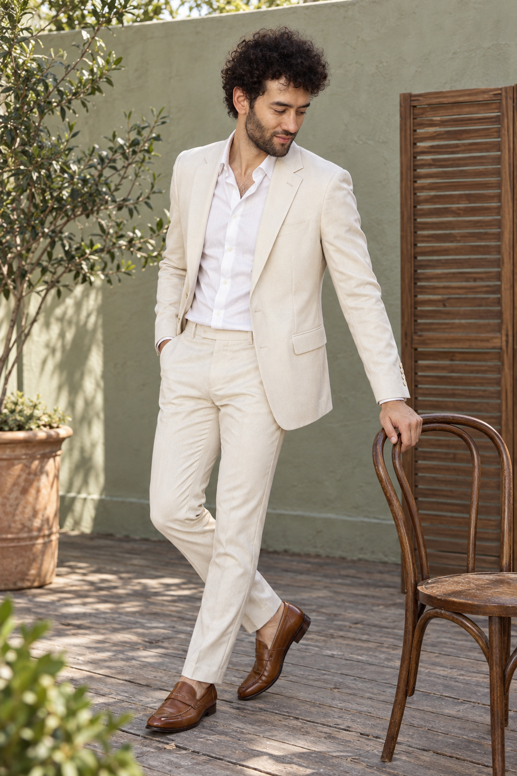 Tiber Ivory 2PC Suit