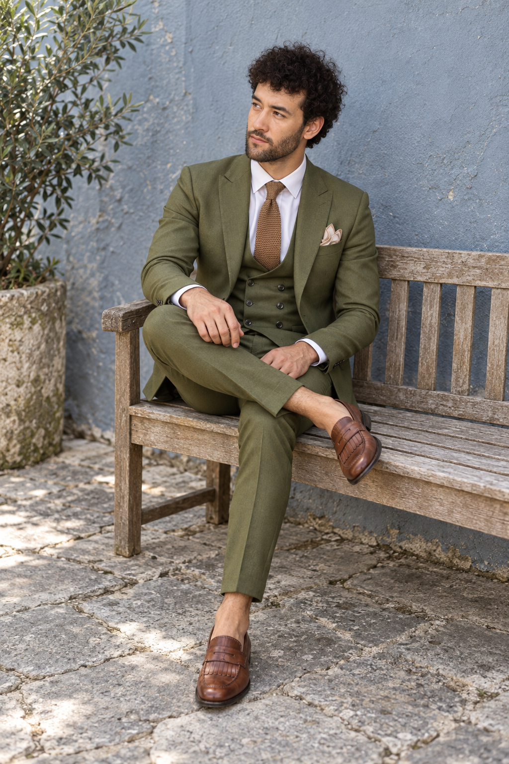 Armand Green 3PC Suit