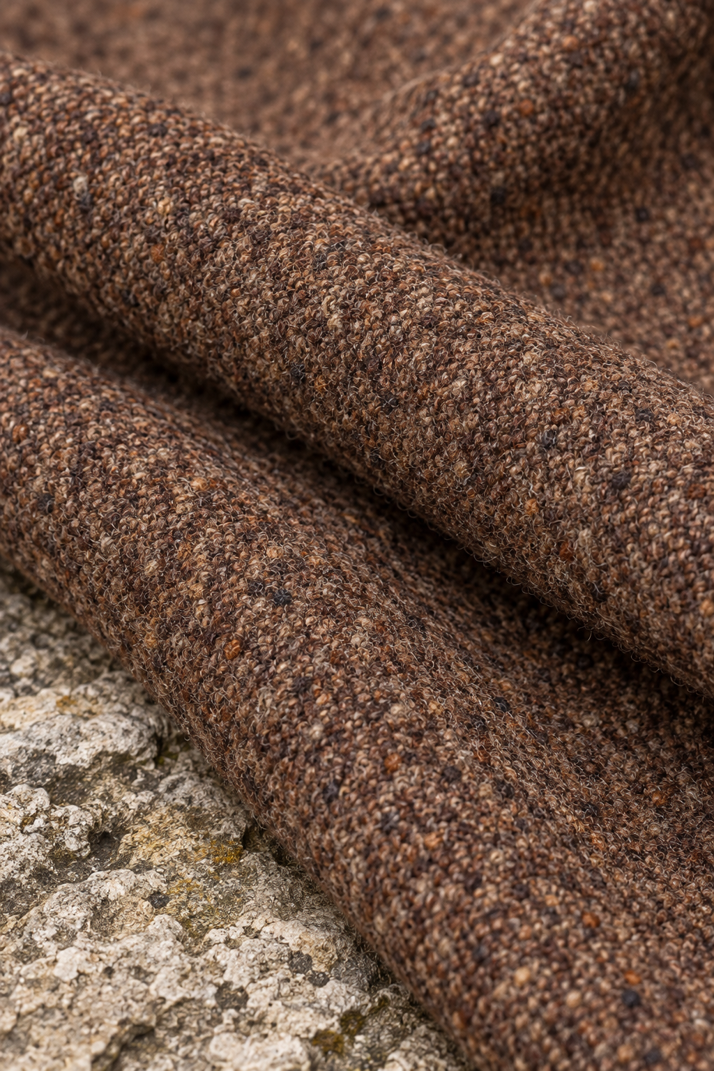 Harlow Brown Tweed Wool 3PC Suit