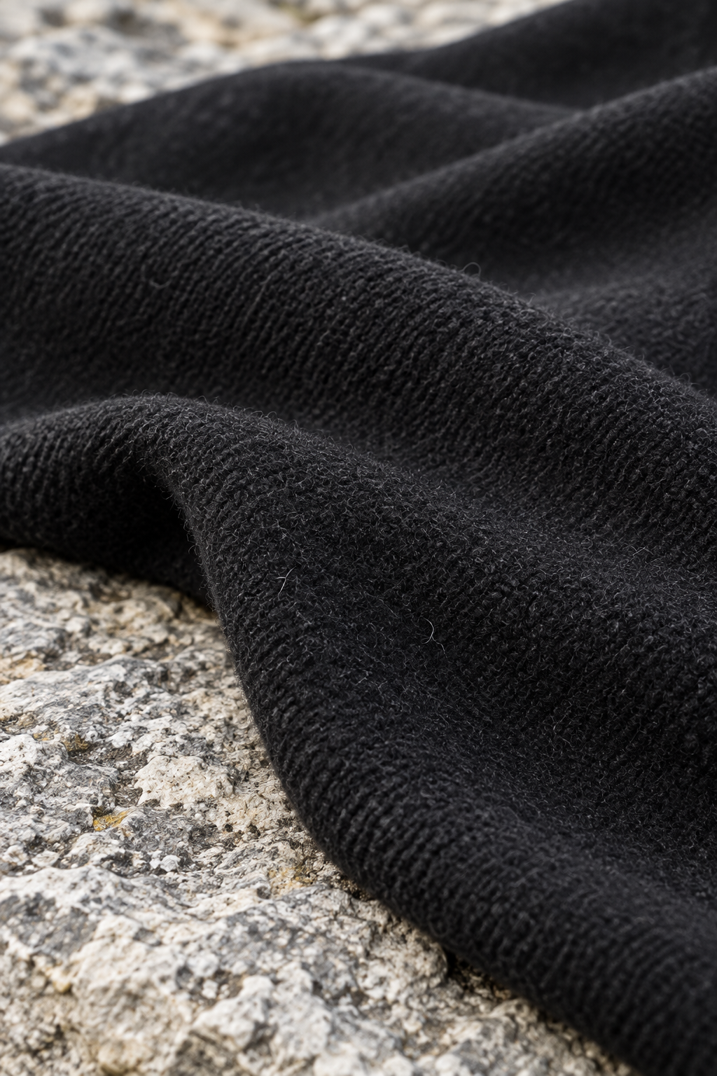 Gable Black Wool Trench Coat