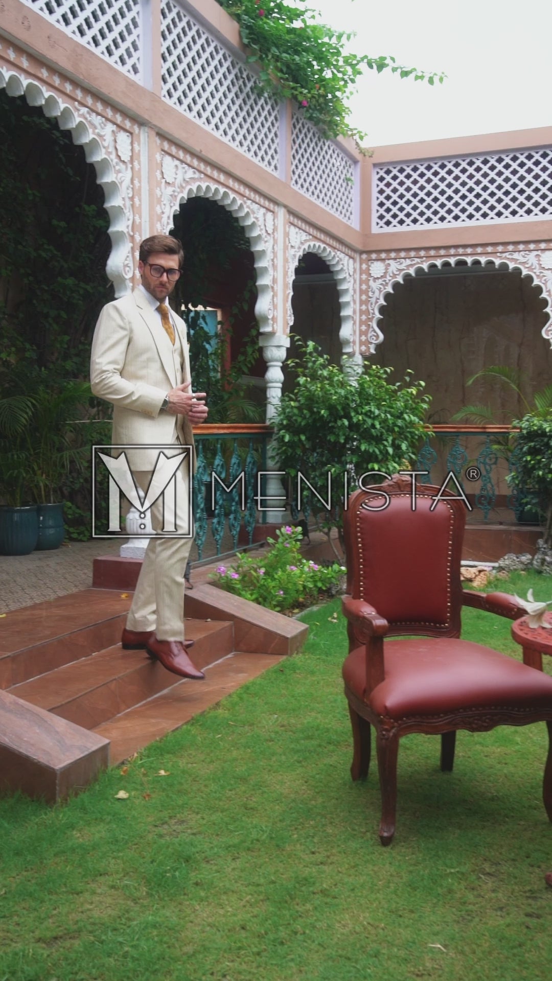 Dumas Beige 3PC Suit